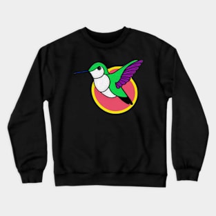 Hummingbird: Beautiful, Bright, & Colorful  | Crewneck Sweatshirt